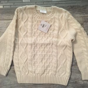 Hanna andersson size 8 white sweater